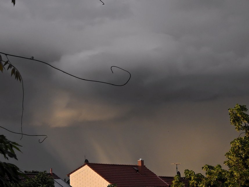 Gewitter &uuml;ber Nordhausen