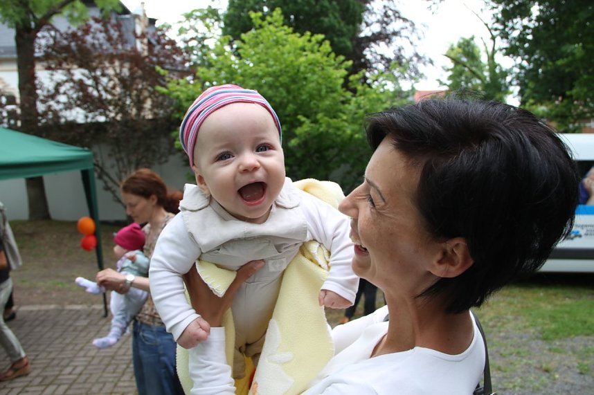 Jede Menge Aktionen und viele fr&ouml;hliche Kinder auf dem Sommerfest des Nordh&auml;user Familienzentrums