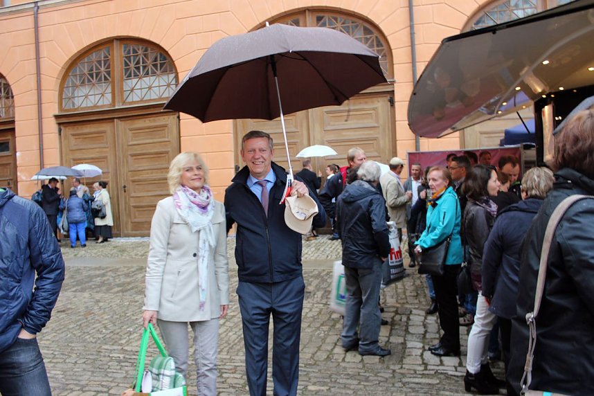 Nass vor der Premiere