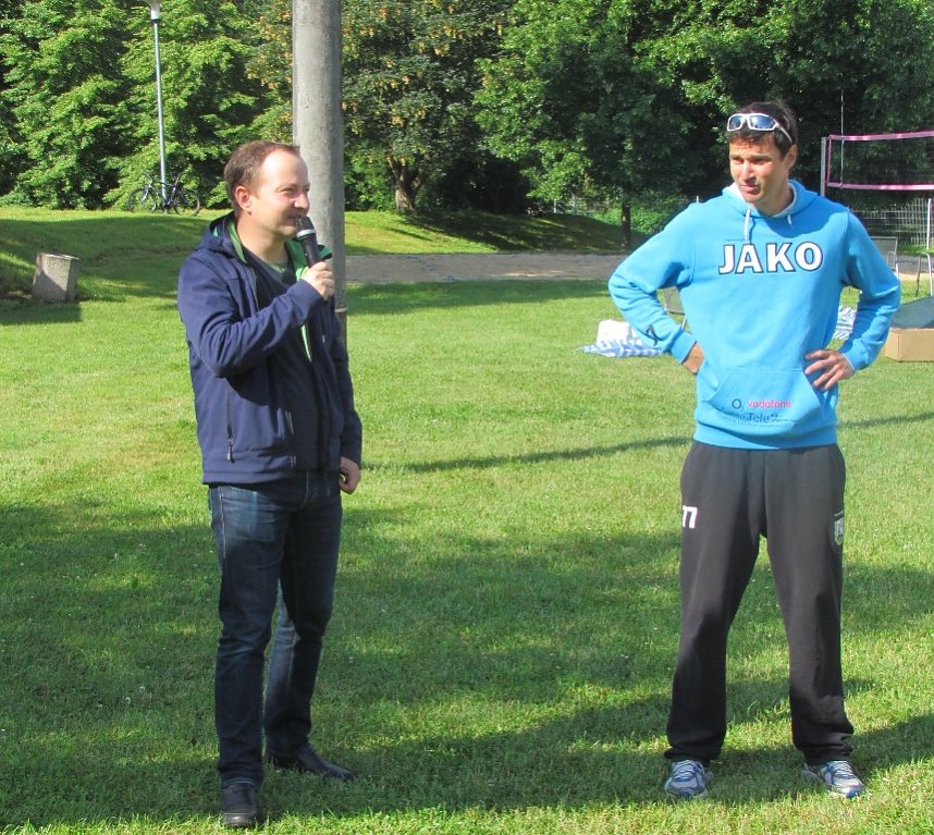 Toller Sport am Kiesteich-Strand
