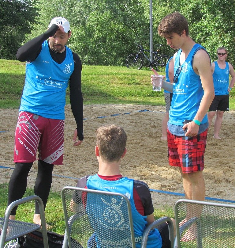 Toller Sport am Kiesteich-Strand