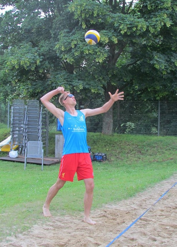 Toller Sport am Kiesteich-Strand