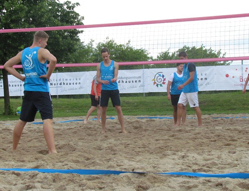 Toller Sport am Kiesteich-Strand