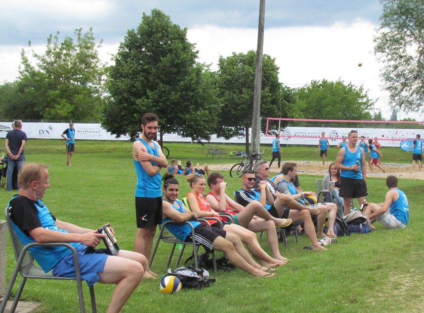Toller Sport am Kiesteich-Strand