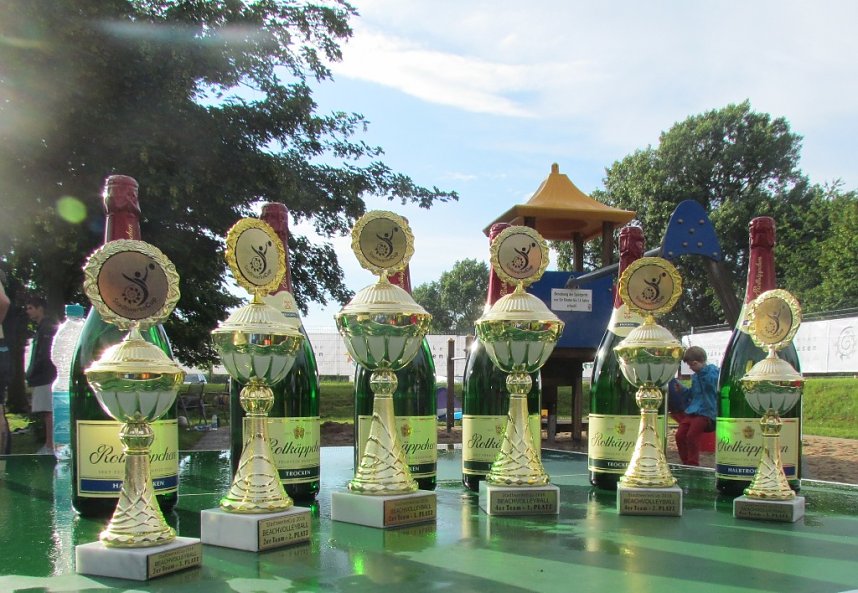 Toller Sport am Kiesteich-Strand