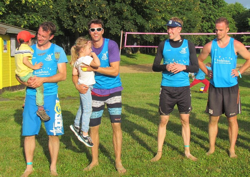 Toller Sport am Kiesteich-Strand