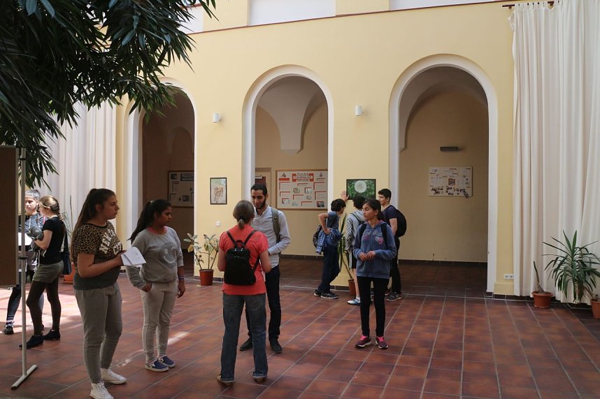 Fotoausstellung im Atrium der Petersbergschule