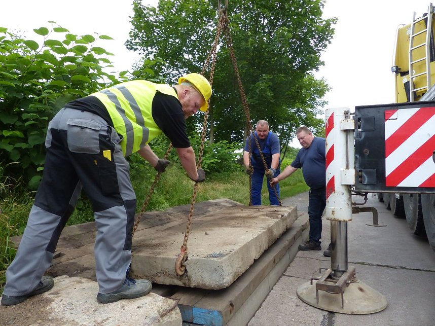 Neuer Trafo wurde gesetzt