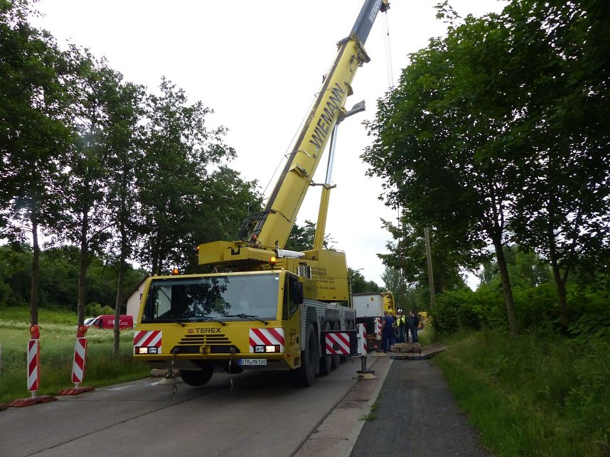 Neuer Trafo wurde gesetzt