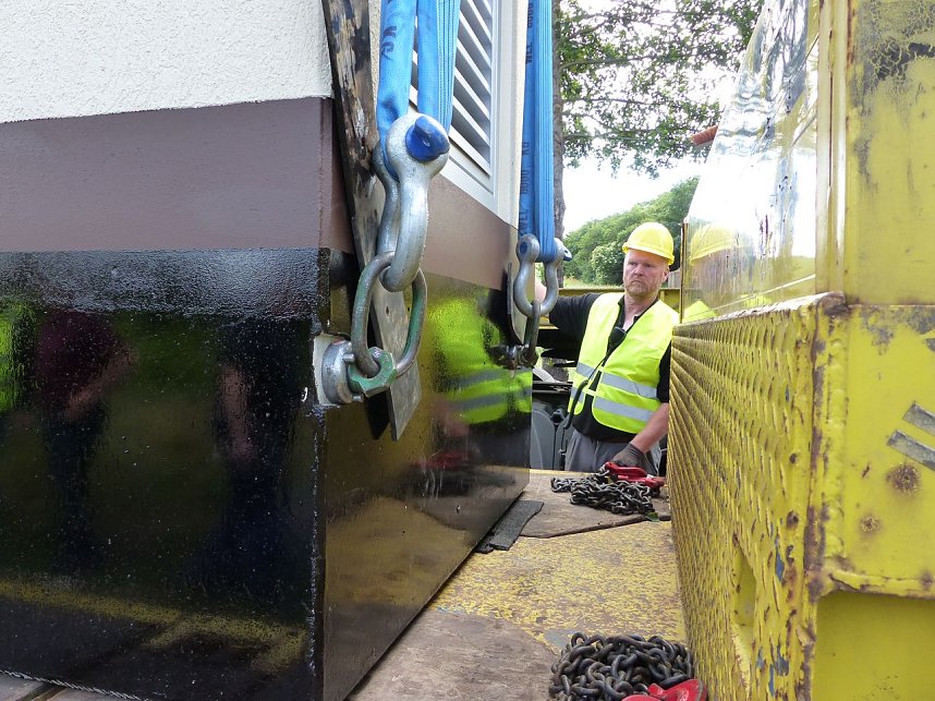 Neuer Trafo wurde gesetzt