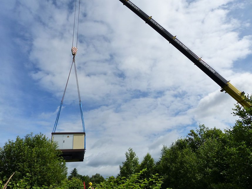Neuer Trafo wurde gesetzt