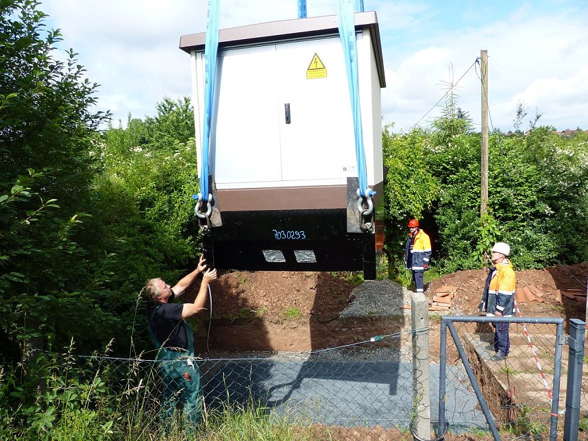 Neuer Trafo wurde gesetzt