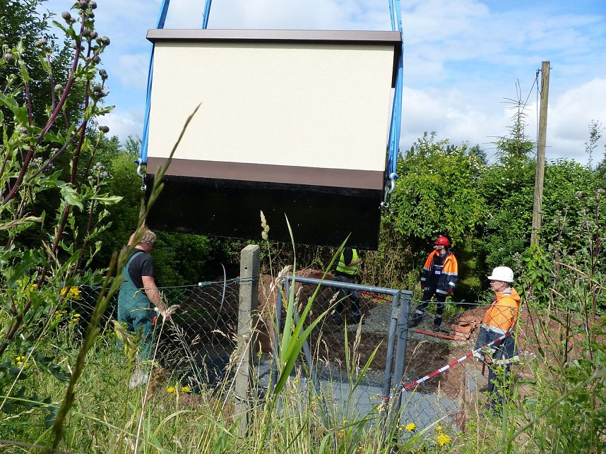 Neuer Trafo wurde gesetzt