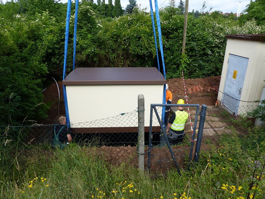 Neuer Trafo wurde gesetzt