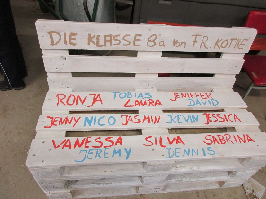 Europaletten mal anders - Entstehensprozess