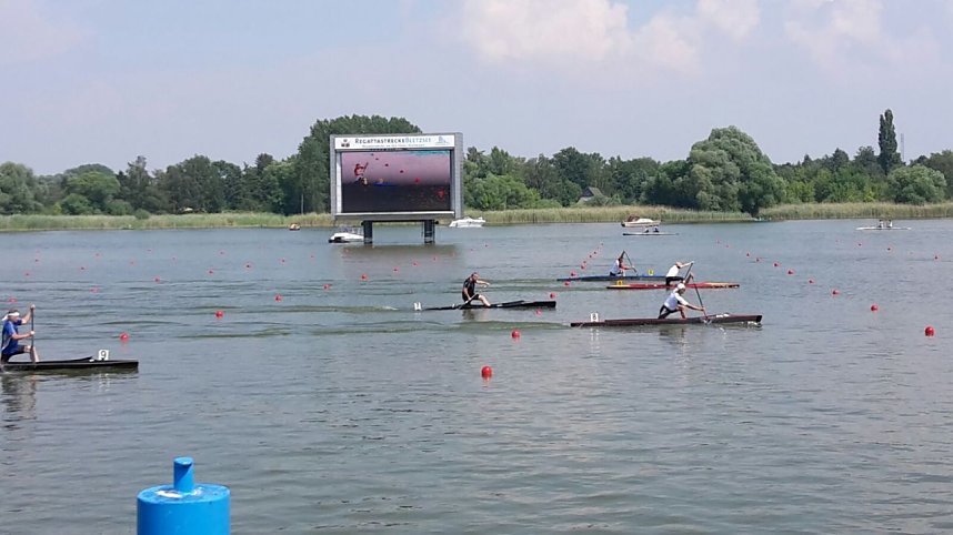 Olaf Ostwald bei der Ostdeutschen Meisterschaftsregatta