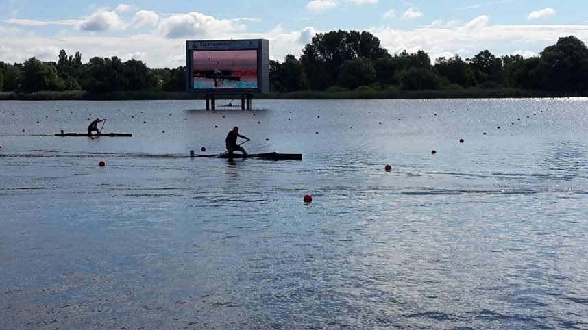 Olaf Ostwald bei der Ostdeutschen Meisterschaftsregatta