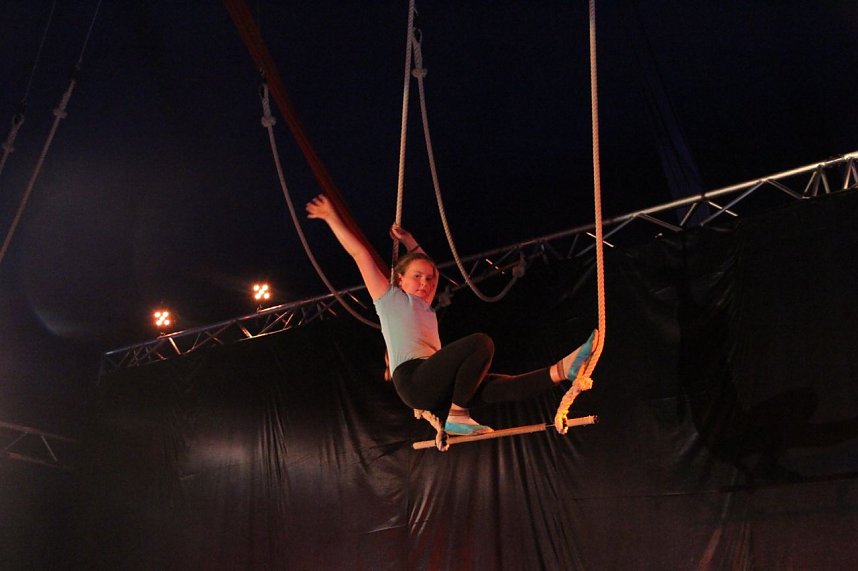 Zirkus macht stark - 55 Kinder konnten diese Woche im Zappelini Zelt ihr eigenes St&uuml;ck proben