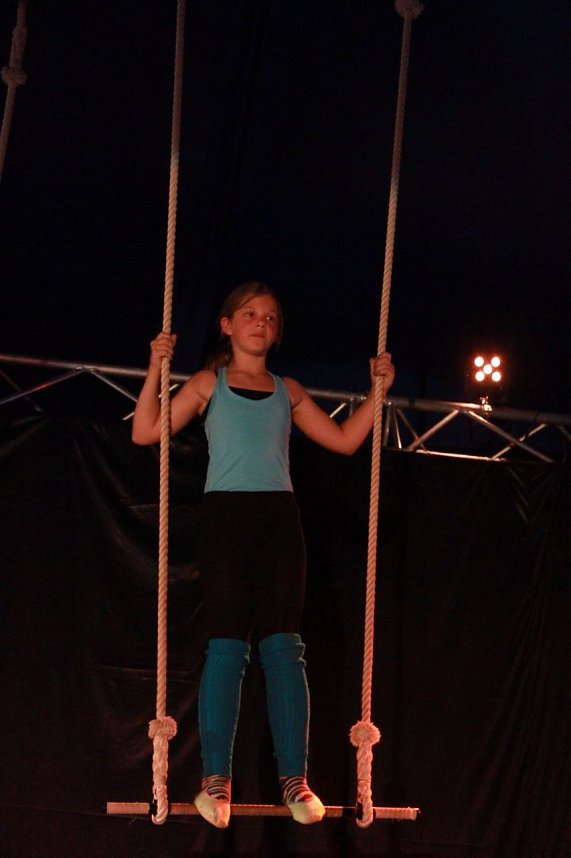 Zirkus macht stark - 55 Kinder konnten diese Woche im Zappelini Zelt ihr eigenes St&uuml;ck proben