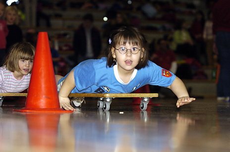 Kindergartensporttag in der Wiedigsburghalle