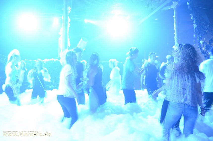 Schaumparty in der Webe