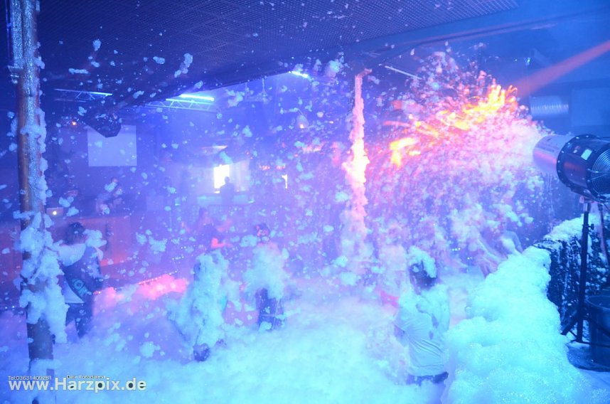 Schaumparty in der Webe