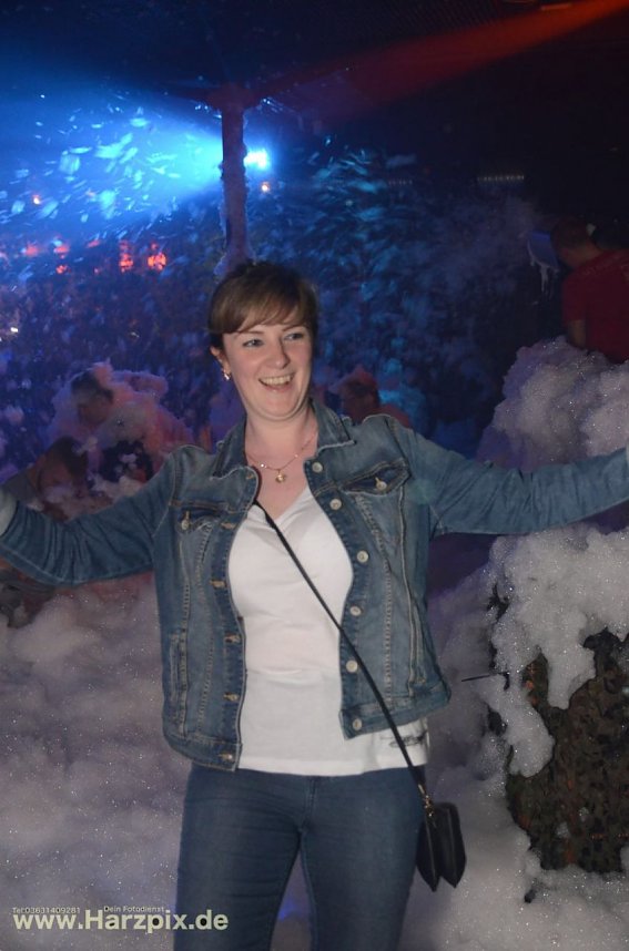 Schaumparty in der Webe