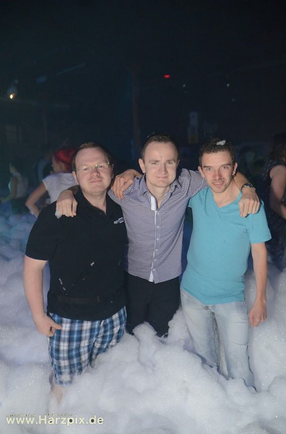 Schaumparty in der Webe