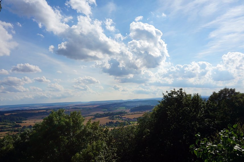 Blick von der Neust&auml;dter Burg Hohnstein
