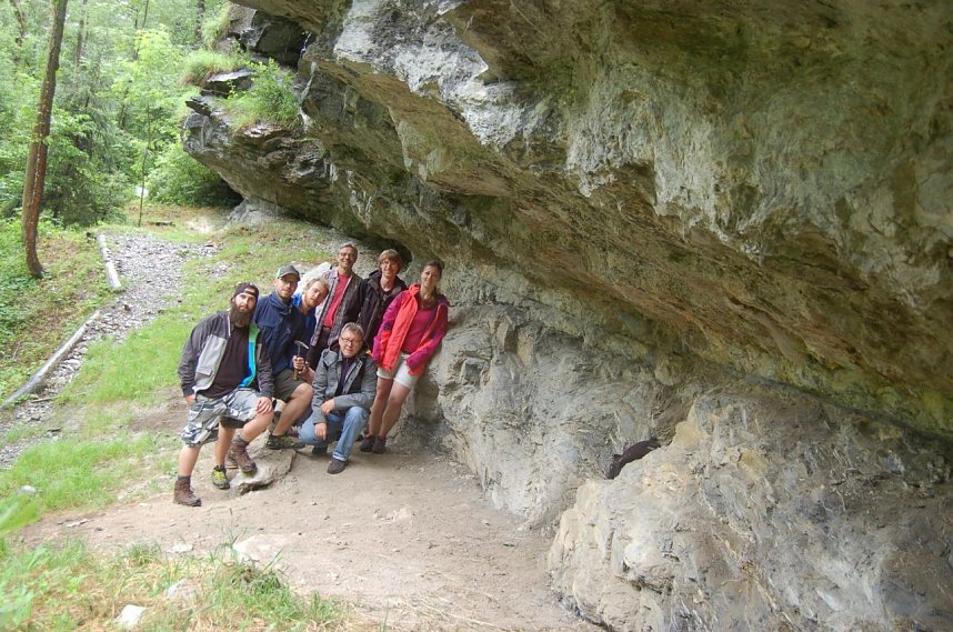 Geotechnik-Studierende der Hochschule Nordhausen auf Exkursion