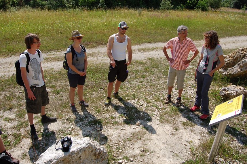 Geotechnik-Studierende der Hochschule Nordhausen auf Exkursion