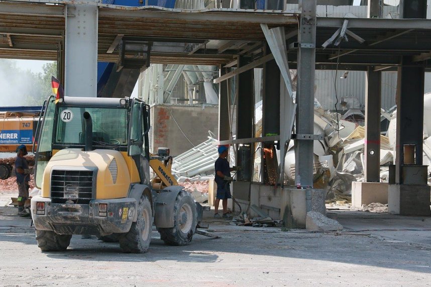 Gipswerk wird abgerissen