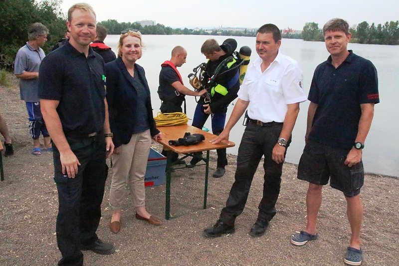 W&uuml;rzburger Feuerwehr &uuml;bte in Nordhausen