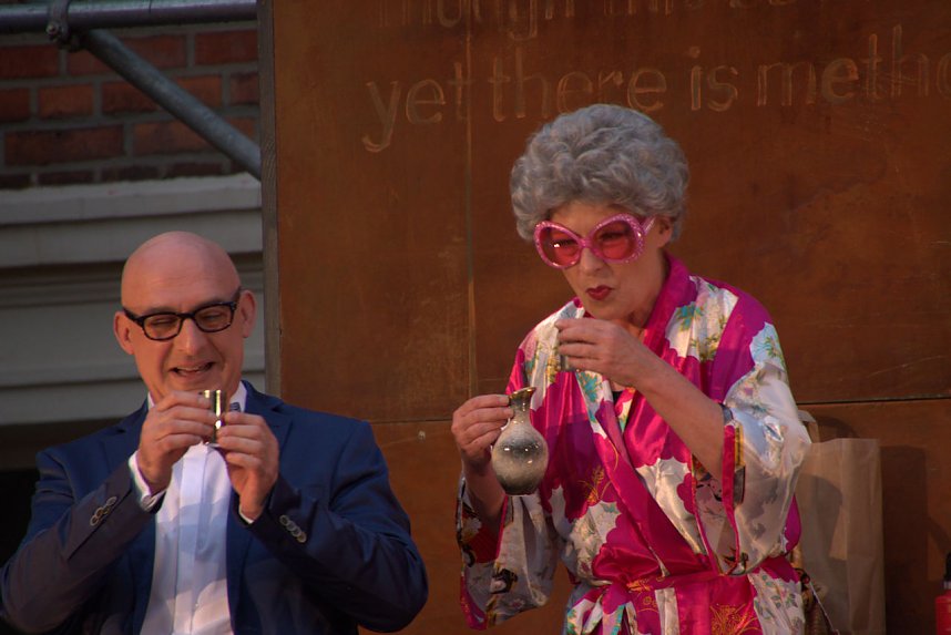 Peter Blei im "Sketch Club" - Irmgard von Topf & Klaus-Dieter Henkel pr&auml;sentierten ihr neues Programm