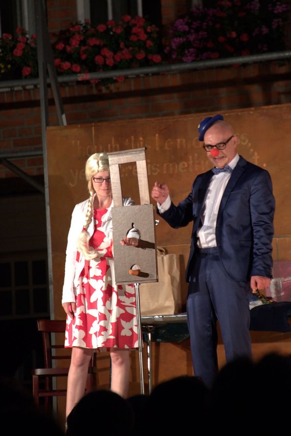 Peter Blei im "Sketch Club" - Irmgard von Topf & Klaus-Dieter Henkel pr&auml;sentierten ihr neues Programm