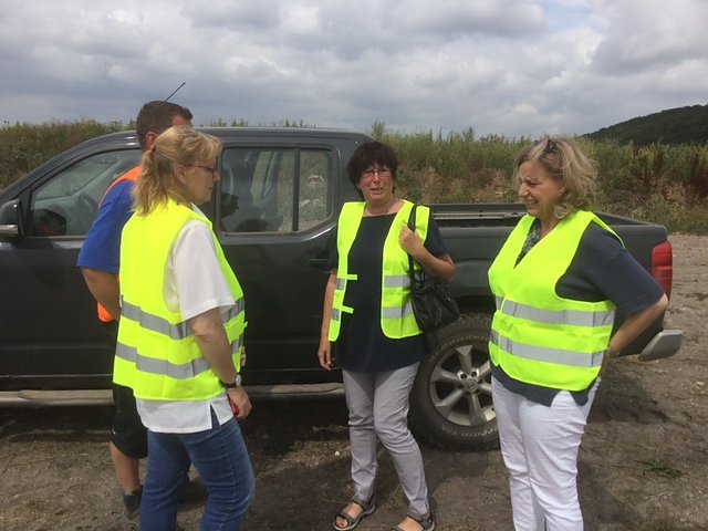 Besichtigung der Halde