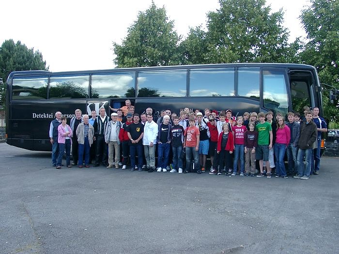 Bei Freunden geschwommen