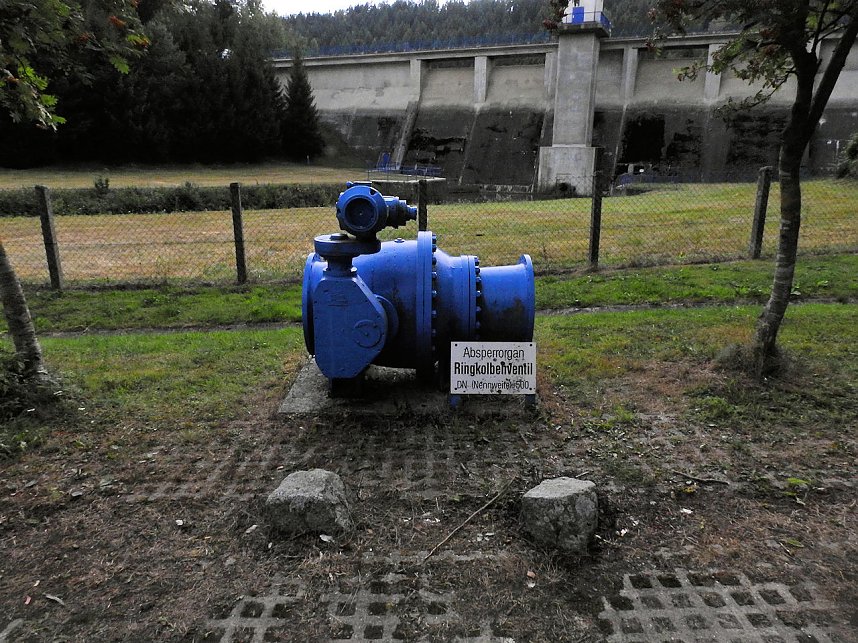 Peter Blei unterwegs an der Talsperre Wippra