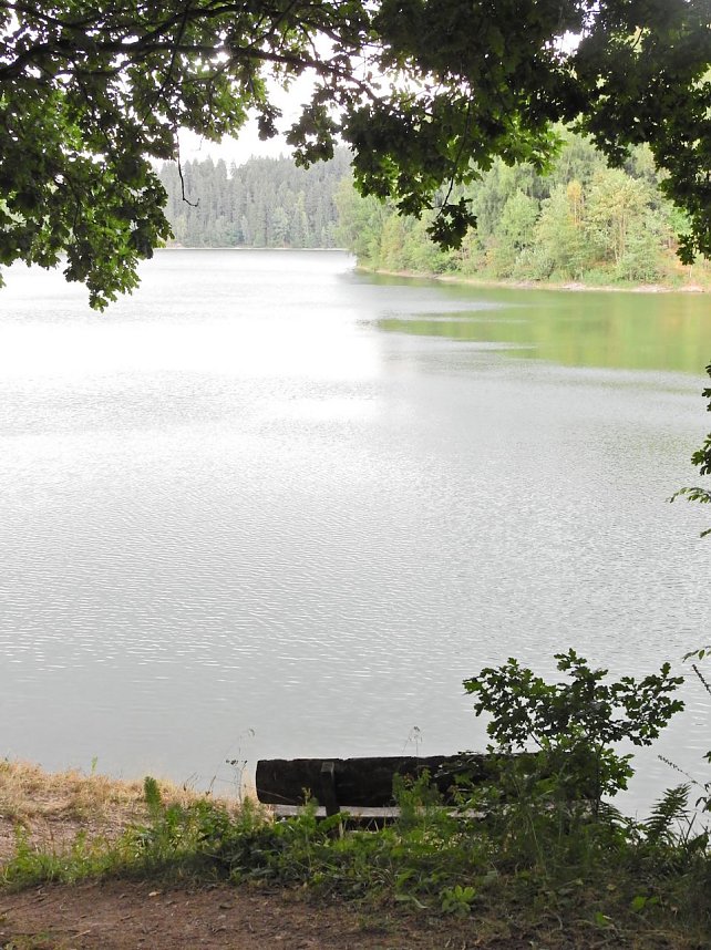 Peter Blei unterwegs an der Talsperre Wippra