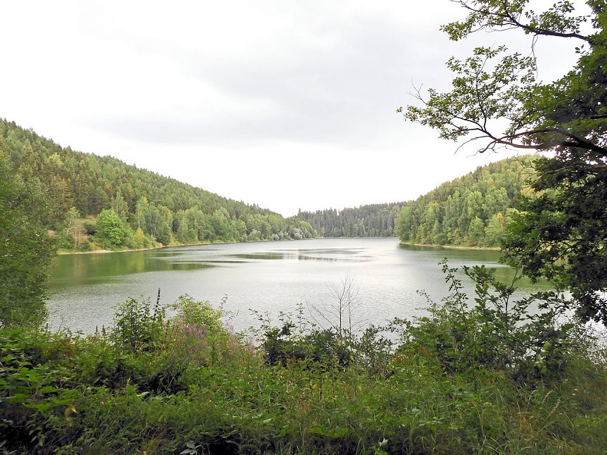Peter Blei unterwegs an der Talsperre Wippra