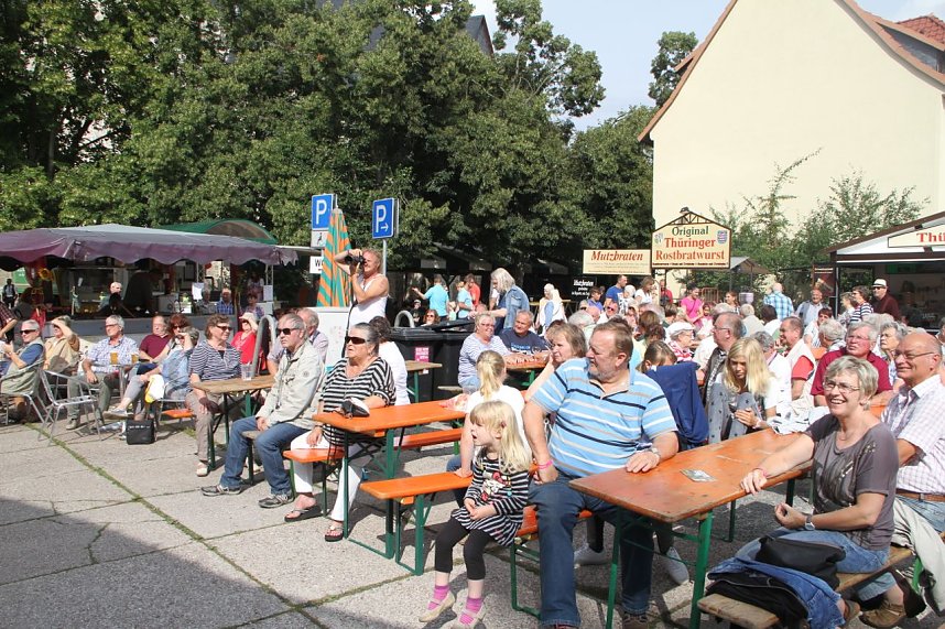 Die Altstadtoriginale um Hannechen Vogelstange er&ouml;ffneten heute Nachmittag das 22. Nordh&auml;user Altstadtfest