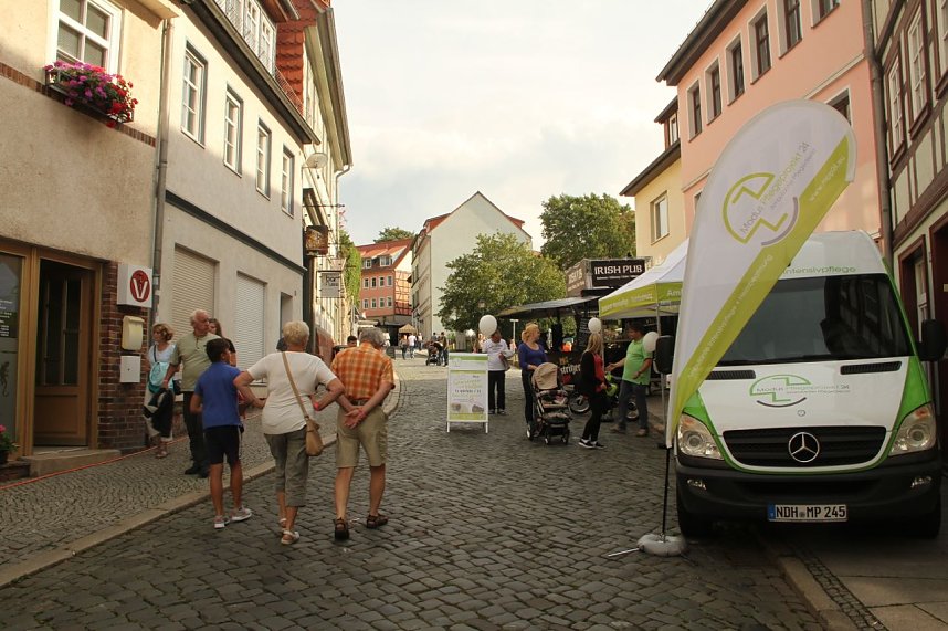 Die Altstadtoriginale um Hannechen Vogelstange er&ouml;ffneten heute Nachmittag das 22. Nordh&auml;user Altstadtfest
