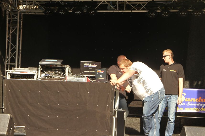 Die Altstadtoriginale um Hannechen Vogelstange er&ouml;ffneten heute Nachmittag das 22. Nordh&auml;user Altstadtfest