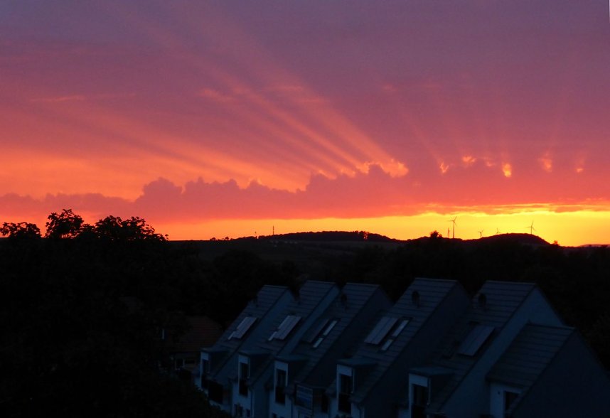 Atemberaubender Sonnenuntergang
