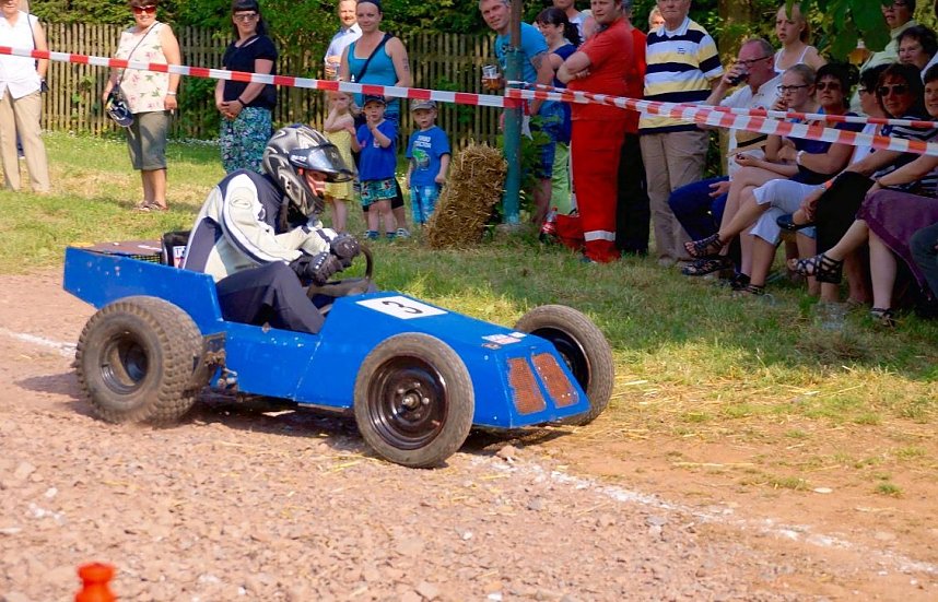 Erstes Seifenkistenrennen im vergangenen Jahr