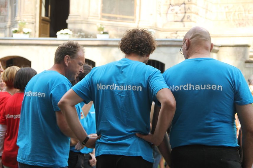 F&uuml;nf f&uuml;r Hohenrode - im Park k&auml;mpften die Nordh&auml;user heute um den Einzug in die Finalrunde der mdr Sendung "Mach dich ran"