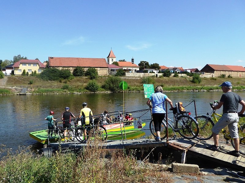 Mit dem Rad von Prag nach Dresden