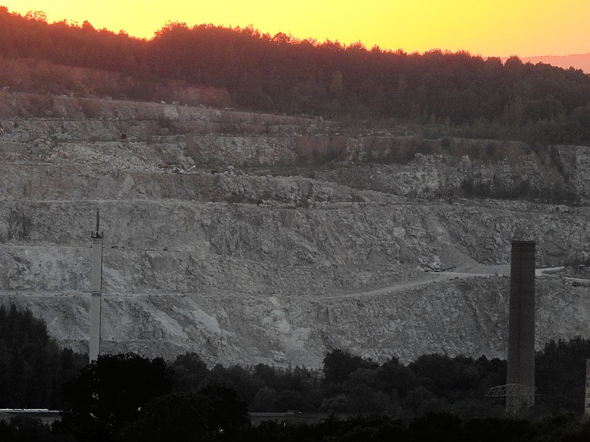 Sonnenuntergang &uuml;ber dem S&uuml;dharz