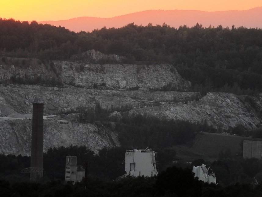 Sonnenuntergang &uuml;ber dem S&uuml;dharz