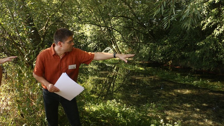 Besuch am Grundlosen Loch - der Naturpark S&uuml;dharz soll weiter ausgebaut werden